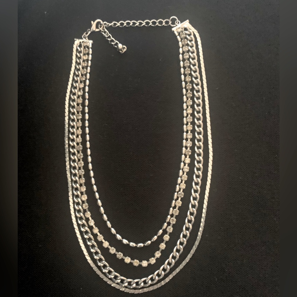 Choker Necklace 4 Chains
